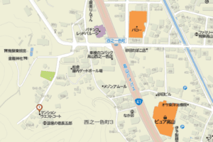 ウエストコート　地図　岐阜県高山市西之一色町３丁目１０３８−２
