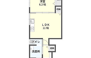 メゾンプーペ　A・B　タイプ　間取り　高山市　賃貸アパート